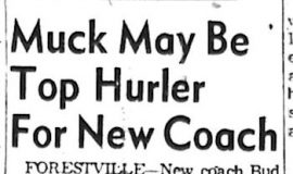 Muck May Be Top Hurler For New Coach. April 18, 1961.