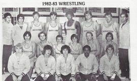 Jamestown Community College wrestling program, 1982-83.