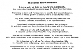 The Senior Tour Committee by Art Asquith.