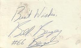 Bill Bergey's autograph.