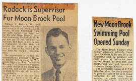 Swimming articles. 1957.