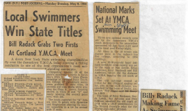 Swimming articles. 1955.