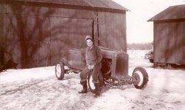 Marmon with a Model A body was raced by Bill Rexford at Pennyroyal Speedway in Leon, NY in 1949