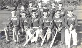 St. Agnes softball team. 1939.