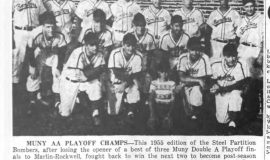 Muny AA Playoff Champs. September 6, 1955.