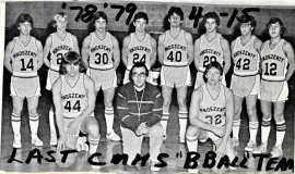 Cardinal Mindszenty High School basketball team, 1978-79.