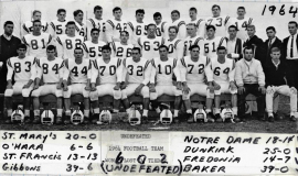 Cardinal Mindszenty High School football team, 1964.