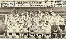 Cardinal Mindszenty High School football team, 1968.