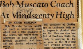 Bob Muscato Named Coach At Mindszenty High.