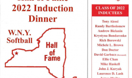 WNY Softball Hall of Fame. October 15, 2022.