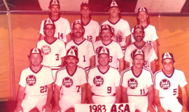 Jock Shop softball team. 1983.
