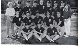 1992 Frewsburg Central School baseball team.