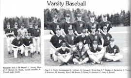 1996 Frewsburg Central School baseball team.