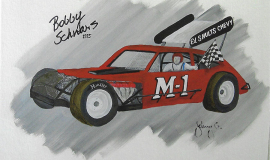 Bobby Schnars painting