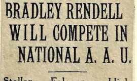 Bradley Rendell Will Compete In National A.A.U.