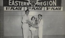 1958 Atlantic City, Eastern Regionals Jr. Pairs Champions Bradley Zimmer and Darlene Edwards.
