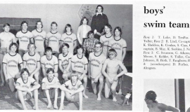 Frewsburg Boys Swimming Team, 1979.