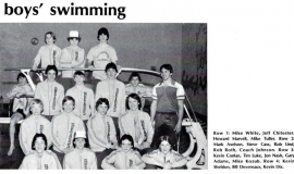 Frewsburg Boys Swimming Team, 1981.