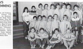 Frewsburg Boys Swimming Team, 1984.