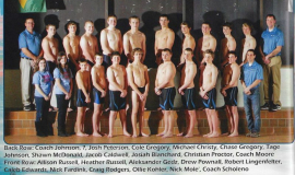 Frewsburg Boys Swimming Team, 2013.