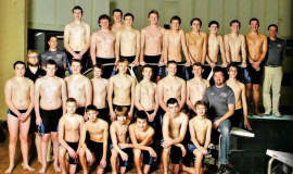 Frewsburg Boys Swimming Team, 2014.
