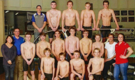 Frewsburg Boys Swimming Team, 2017.