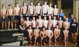 Frewsburg Boys Swimming Team, 2018.