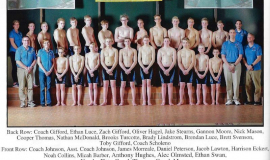 Frewsburg Boys Swimming Team, 2020.