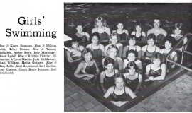 Frewsburg Girls Swimming Team, 1984.