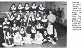 Frewsburg Girls Swimming Team, 1985.