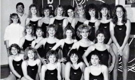 Frewsburg Girls Swimming Team, 1988.
