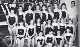 Frewsburg Girls Swimming Team, 1989.