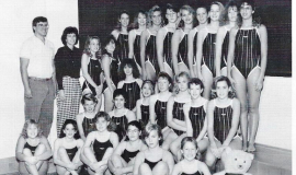 Frewsburg Girls Swimming Team, 1990.