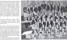 Frewsburg Girls Swimming Team, 2003.