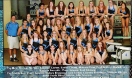 Frewsburg Girls Swimming Team, 2017.