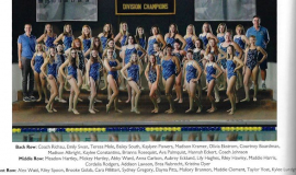 Frewsburg Girls Swimming Team, 2020.