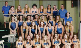 Frewsburg Girls Swimming Team, 2021.