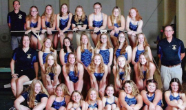 Frewsburg Girls Swimming Team, 2022.