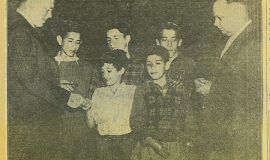 Boys' Club Sports Champions Receive Awards. 1941. photo 1941