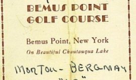 Bemus Point golf 1942 front
