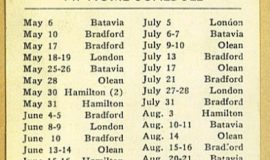Falcons schedule 1941