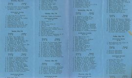 bowling tourney May 1941 schedule