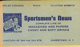 business card 1940 (front)
