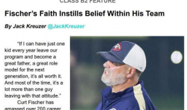 Fischer's Faith Instills Belief Within His Team.