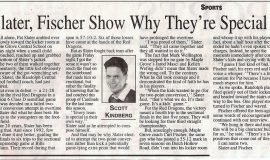 Slater, Fischer Show Why They're Special. November 1, 1998.