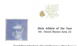Daniel Bryner - Male Athlete of the Year 1997.