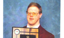 Daniel Bryner, 1997 Male Athlete of Year.