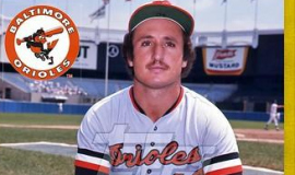 Dave Criscione with the Baltimore Orioles, 1977.