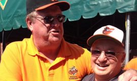 Dave with former MLB star Boog Powell. Pic taken at Camden Yards in Baltimore in 2012.
