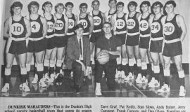 Dunkirk High School 1970-71 basketball team.